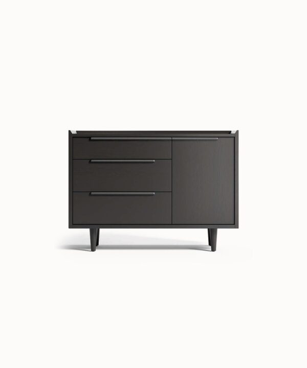 Ebony Compact Triple Compartment Dresser