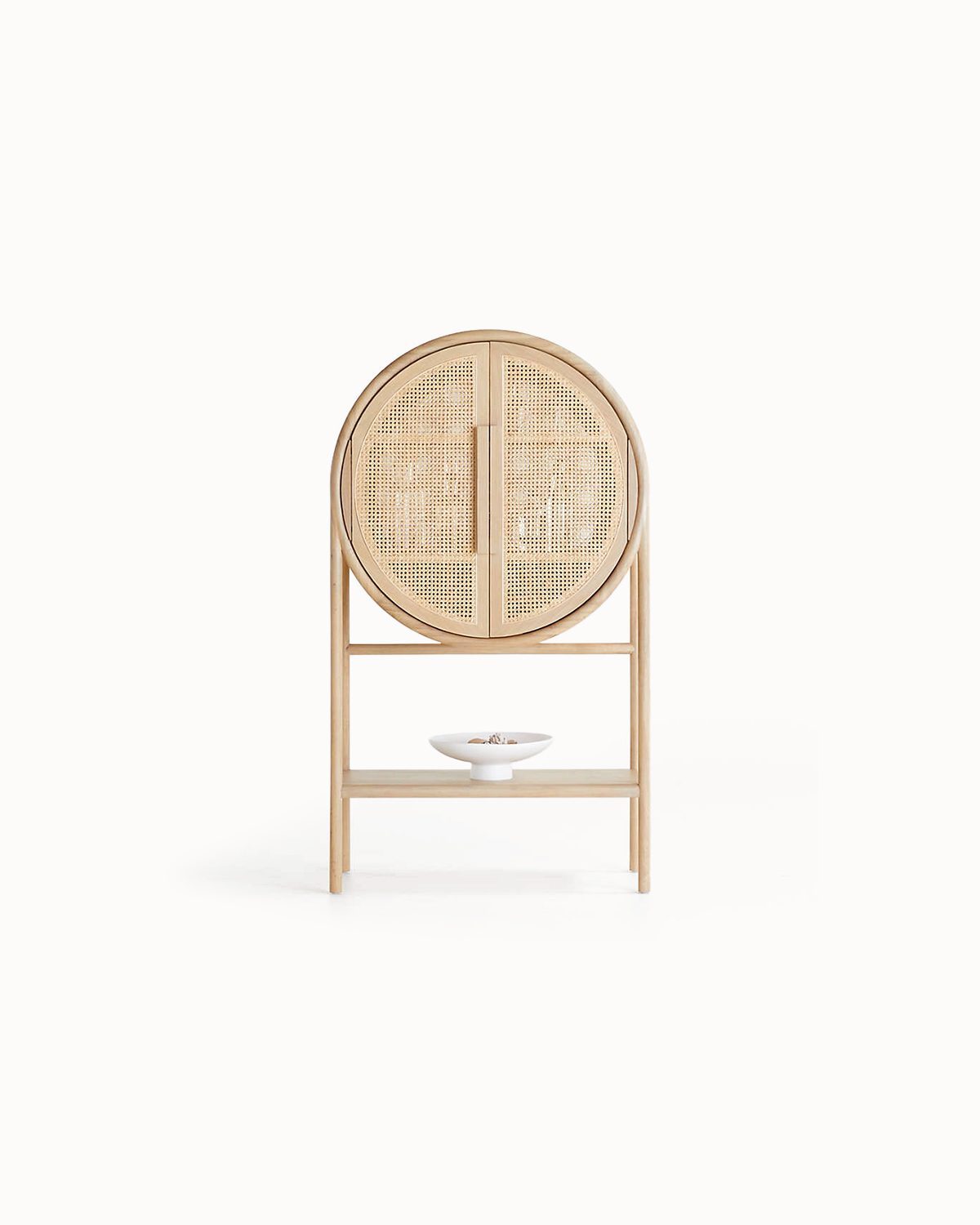 Coastal Rattan Spirits Console