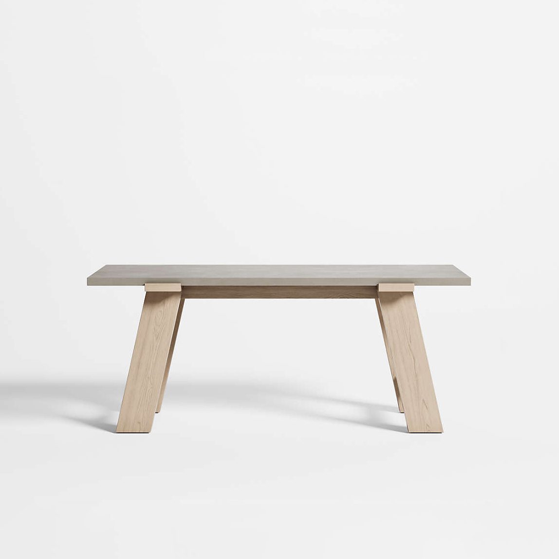 Cement Workstation Pale Timber
